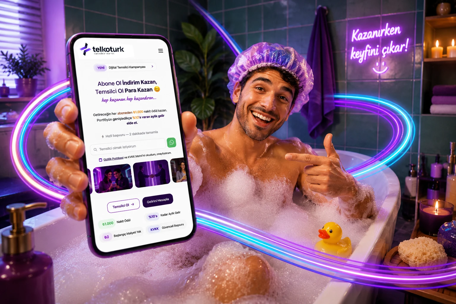 Telkotürk · Digital representative, bathroom